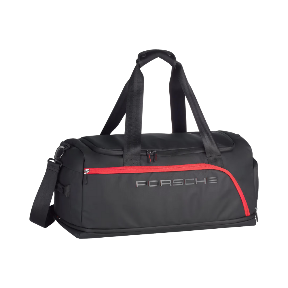 Porsche Black Urban Travel Duffle Bag