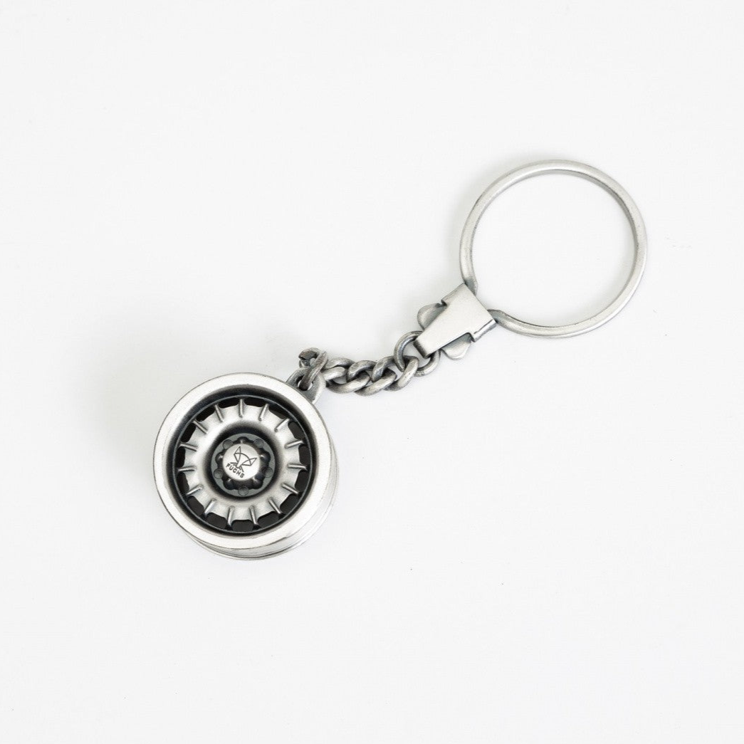 Porsche Boroque Wheel Keychain 101209