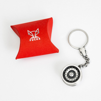 Porsche Boroque Wheel Keychain 101209