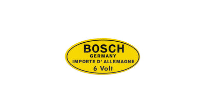 Porsche Bosch Adhesive Label - All 356s 50-65 PCG-701-008-00