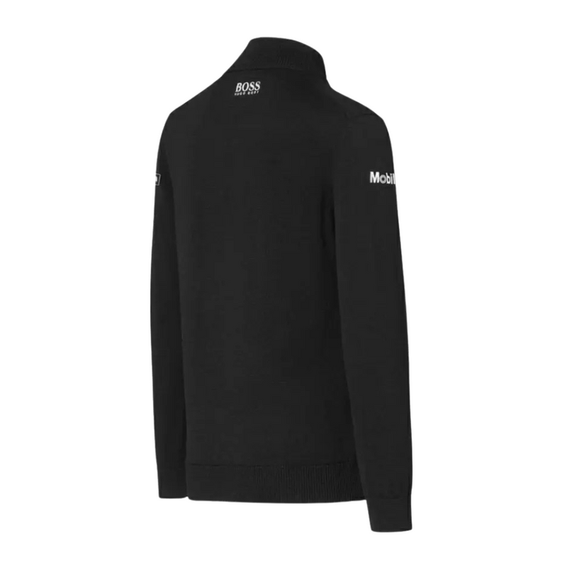 Porsche Boss Unisex Pullover Black High Neck Sweatshirt