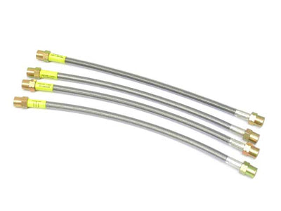 Porsche Brake Hose Set - Steel Braided with Clear Protective Jacket, 911/Boxster | 1997-2013 995522108