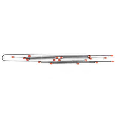 Porsche Brake Line Kit 9 Pieces - 911 - 912 69-76 911-355-790-30