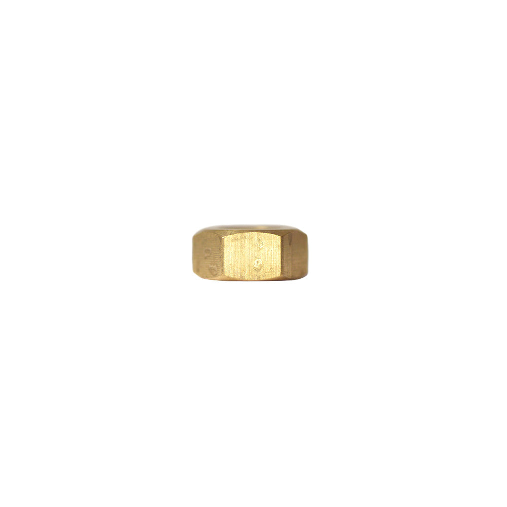Porsche Brass Hexagon Nut M07x1.0x7 10 Pieces 934BRM07X1-0X7TALL