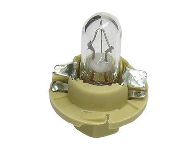 Porsche Bulb 12V - 1.5W Clear with Beige Socket Base, Boxster/911 | 1989-2001 2452MFX6