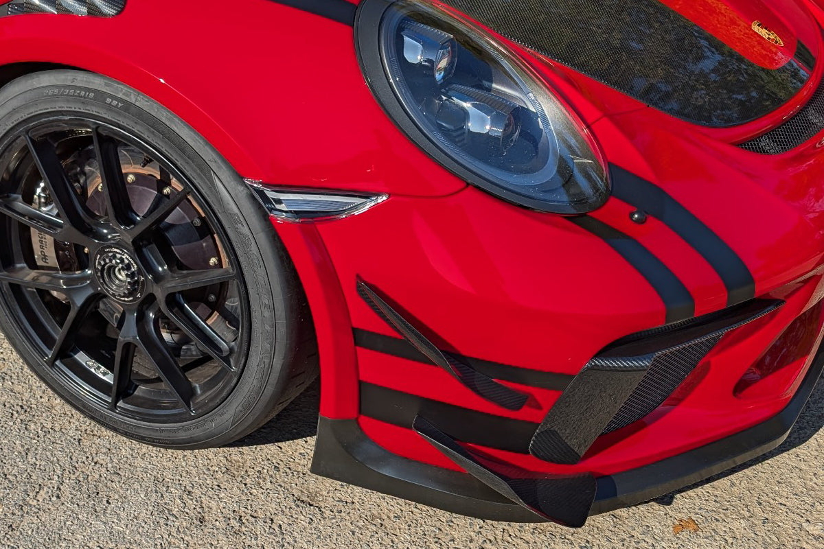 Porsche Bumper Cup Lip Uprights - 911 2018 AP-991-2-18-1