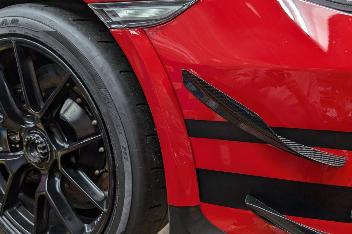 Porsche Bumper Cup Lip Uprights - 911 2018 AP-991-2-18-1