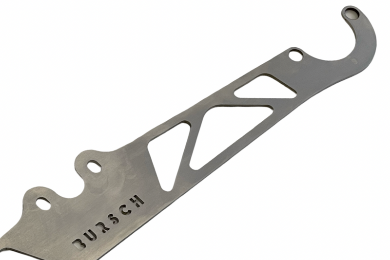 Porsche Bursch Megaphone Muffler Bracket - 911 65-89 BA-7924-SS