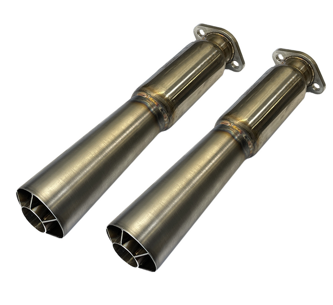 Porsche Bursch Racing 911 Megaphone Set with Silencer BA-7915-SS
