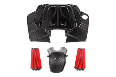 Porsche Carbon Air Intake System - Black - Cayenne | 2019-2025 EVE-CYNV6-CF-INT