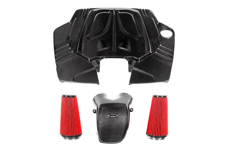 Porsche Carbon Air Intake System - Black - Cayenne | 2019-2025 EVE-CYNV6-CF-INT