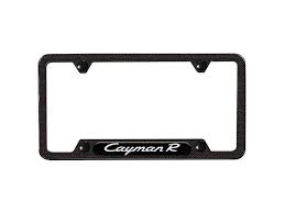 Porsche Carbon Fiber License Frame Cayman R - PNA70600105 PNA70600105