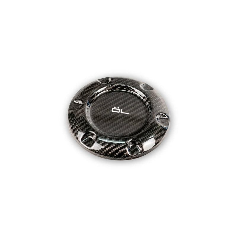 Porsche Carbon Fiber Oil And Water Caps - Cayman | 2014-2023 FS-POR-718-OWC