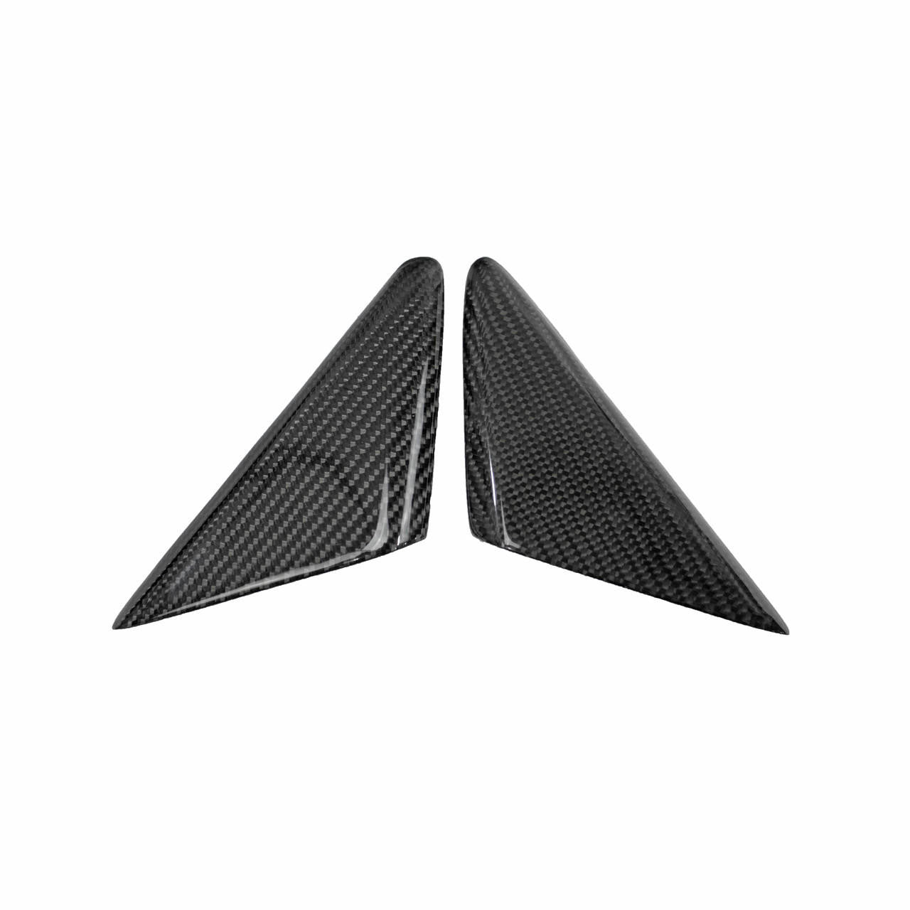 Porsche Carbon Fiber Outer Mirror Triangle Trim - 911 | 2012-2019 FS-CF-POR-DWG