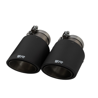 Porsche Carbon Tail Pipe Set 102mm