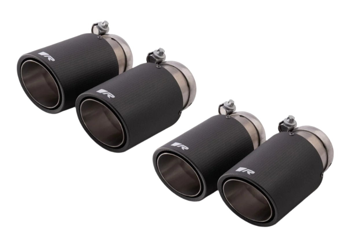 Porsche Carbon Tail Pipe Set 84mm