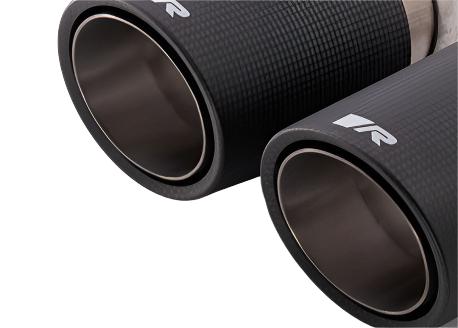 Porsche Carbon Tail Pipe Set 84mm
