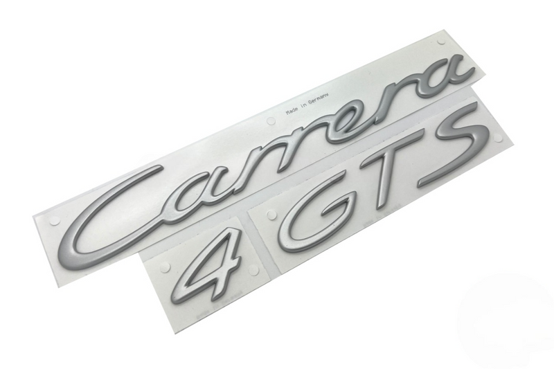 Porsche Carrera 4 GTS Emblem Set Silver - 911 09-12 997-559-037-08