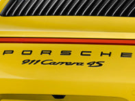 Porsche Carrera 4S Logotype & Model Designation Black - 911 12-18 99104480383041