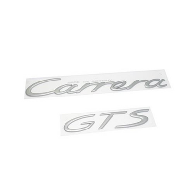 Porsche Carrera GTS Emblem Set Silver - 911 09-12 997-559-037-06