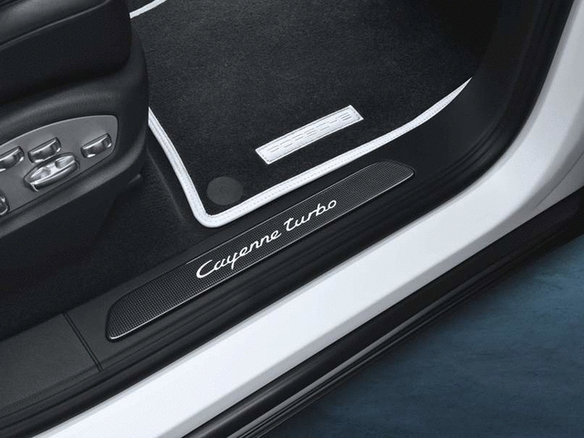 Porsche Cayenne Door Entry Guards In Carbon - 95804480013 - E2 11-18 95804480013