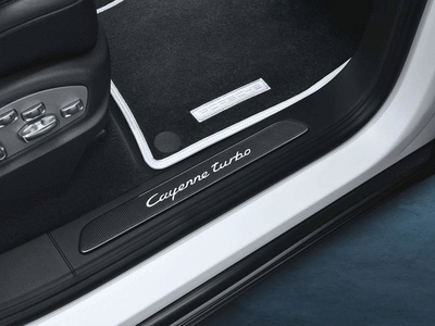Porsche Cayenne Door Entry Guards In Carbon - 95804480013 - E2 11-18 95804480013