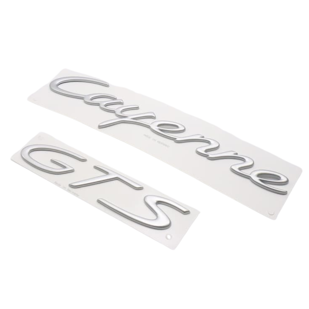 Porsche Cayenne GTS Hatch Logo - Satin Aluminum - Cayenne | 2009-2010