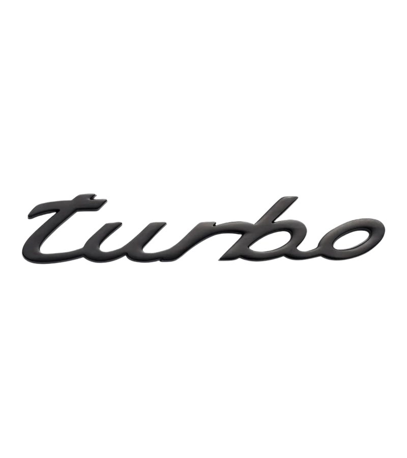 Porsche Cayenne Turbo Black Logo Two Piece Magnet Set