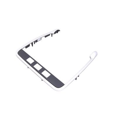 Porsche Center Console Trim - Satin Aluminium - Cayenne | 2003-2010 9555523810062W