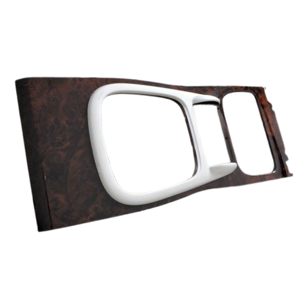 Porsche Centre Console Trim Cover - Rootwood - Cayenne | 2003-2010 955552297024X2
