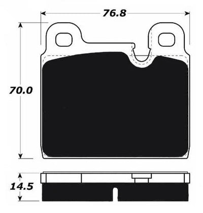 Porsche Ceramic Brake Pads Front - 911 84-89 PMBC-009