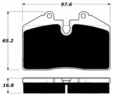 Porsche Ceramic Brake Pads Front & Rear - 930 78-89 PMBC-011