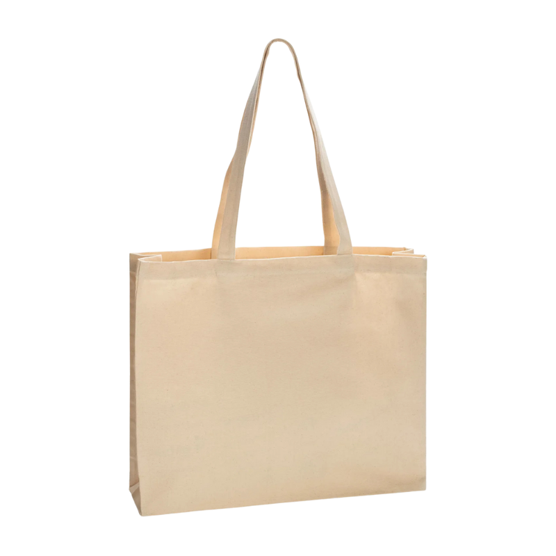 Porsche Christmas Cotton Canvas Bag - Cream