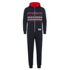 Porsche Christmas Festive Print Unisex Jumpsuit With Attached Hood