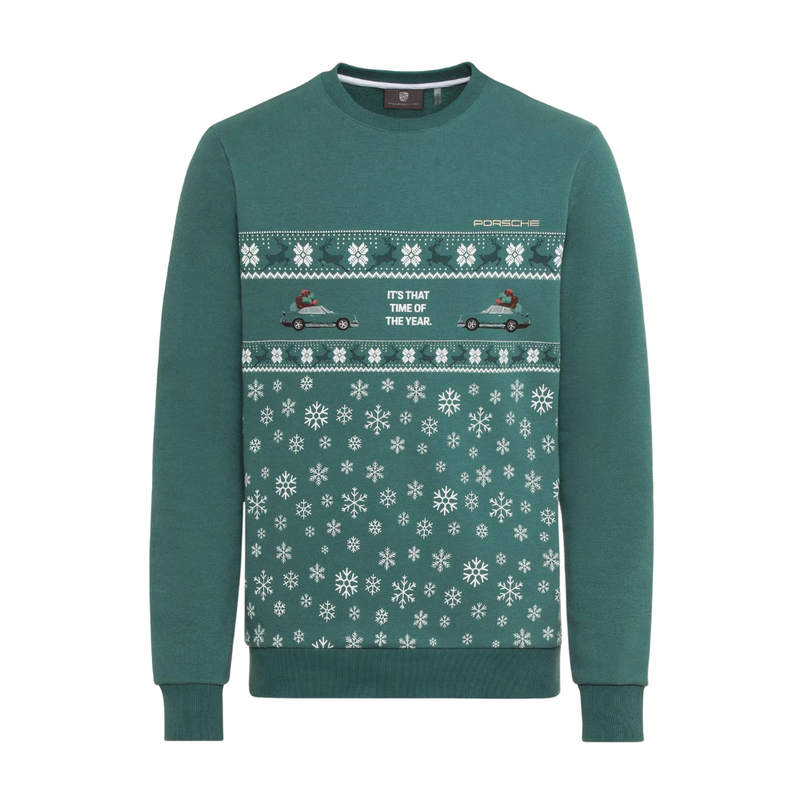 Porsche Christmas Regular Fit Unisex Pullover Sweatshirt