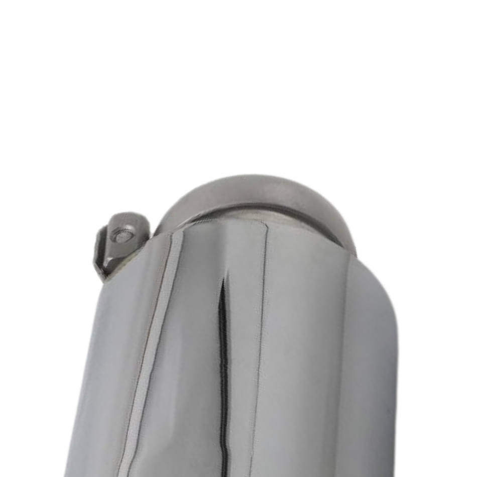 Porsche Chrome Straight Cut Tail Pipe 102mm 0406-70SGR