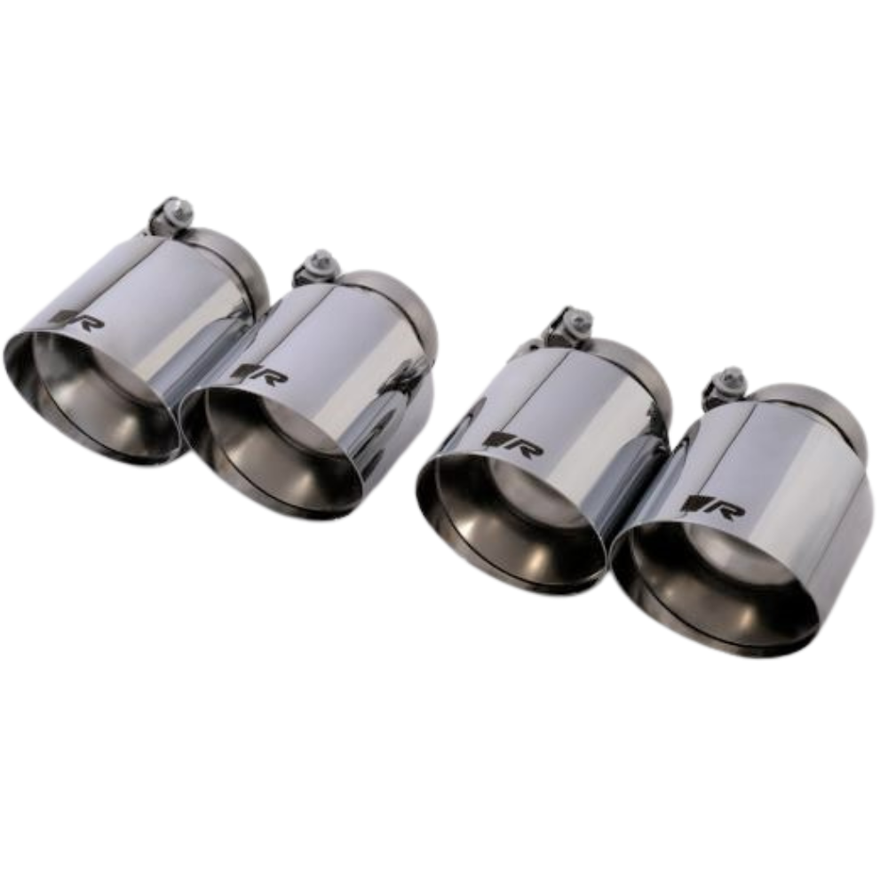 Porsche Chromed Tail Pipe Set 102mm