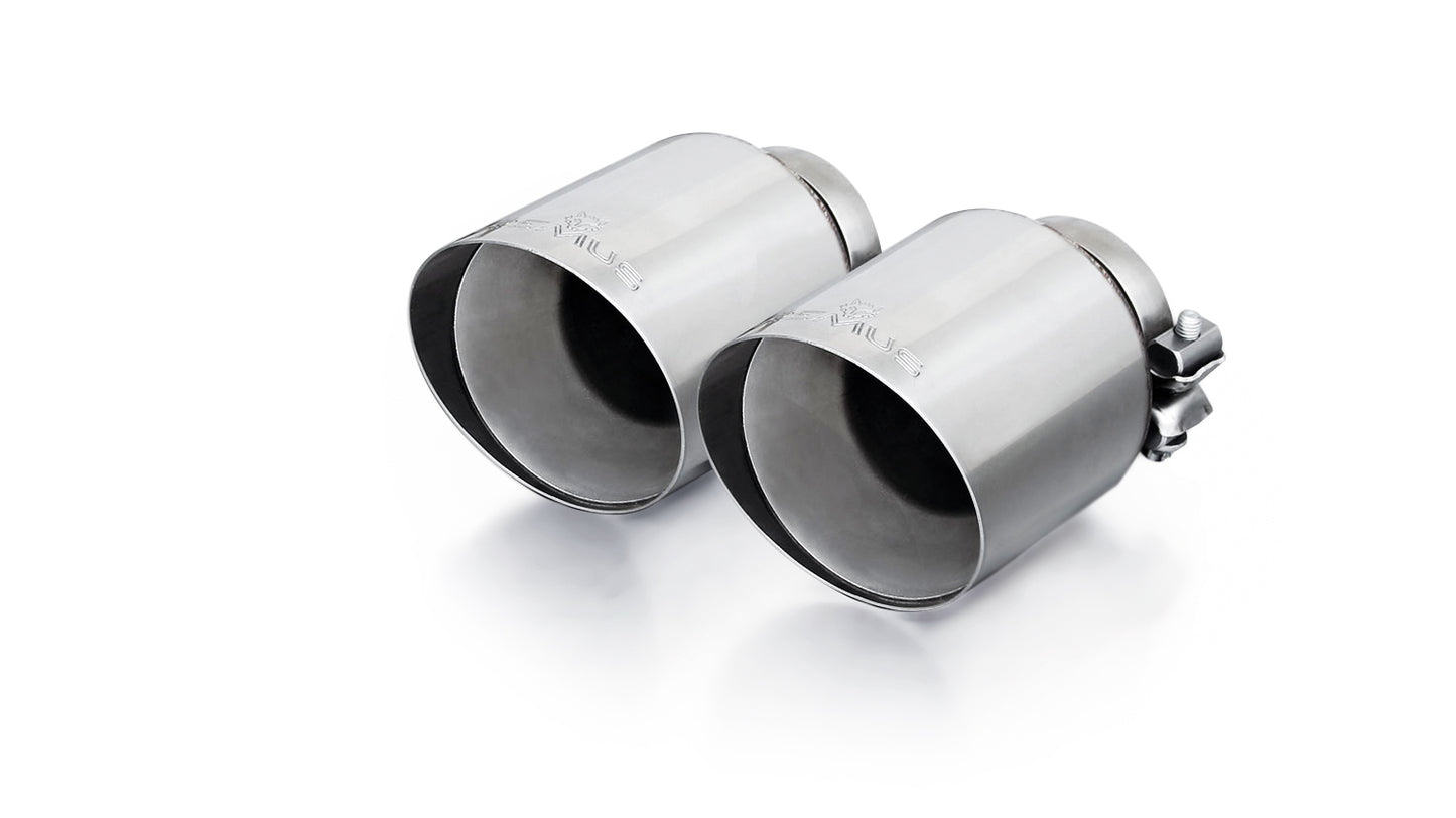 Porsche Chromed Tail Pipe Set 102mm
