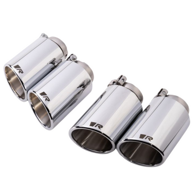 Porsche Chromed Tail Pipe Set 102mm