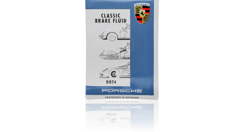 Porsche Classic Brake Fluid Metal Plate PCG-044-305-01