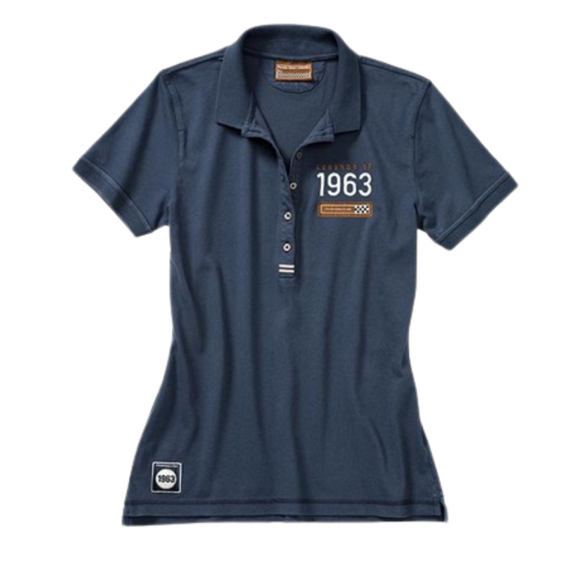 Porsche Classic Collection Womens Dark Blue Polo Shirt