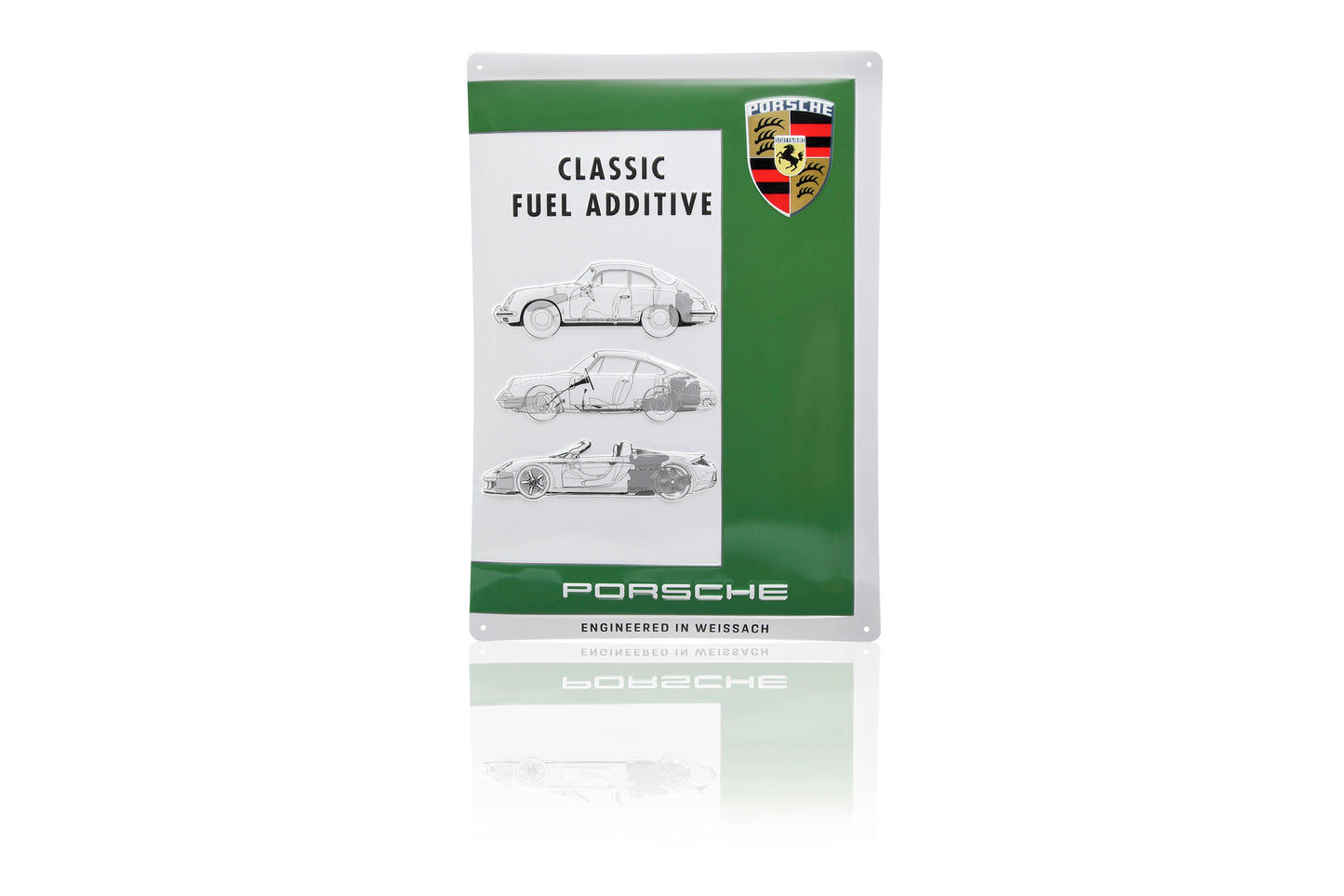 Porsche Classic Fuel Additive Metal Plate PCG-044-206-02