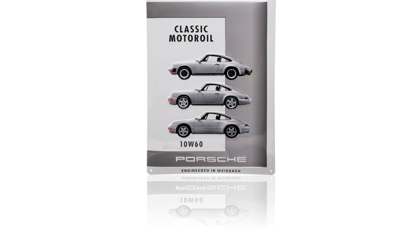 Porsche Classic Motoroil Metal Plate 10W-60 PCG-043-010-60