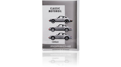 Porsche Classic Motoroil Metal Plate 10W-60 PCG-043-010-60