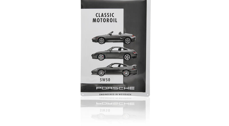 Porsche Classic Motoroil Metal Plate 5W-50 PCG-043-005-50