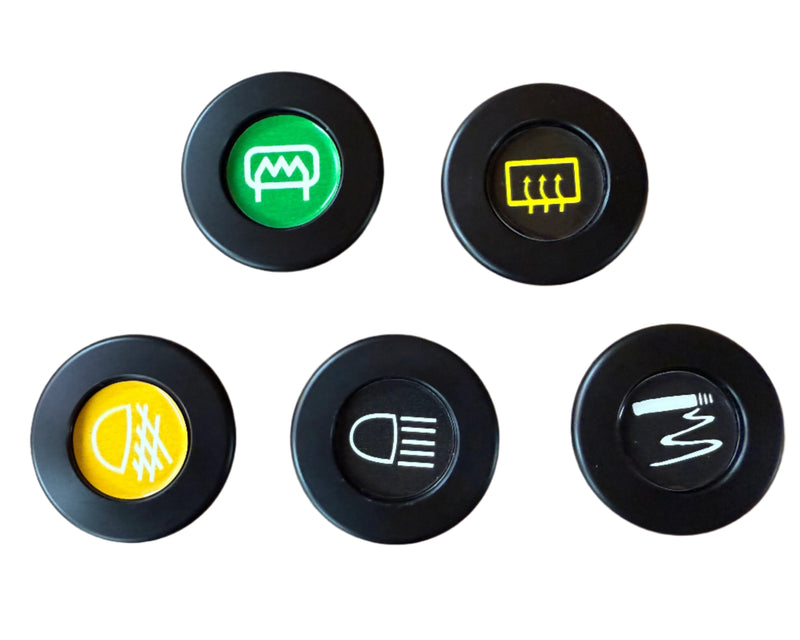 Porsche Complete Dash knob Set - 911 930 912E 1974-1989