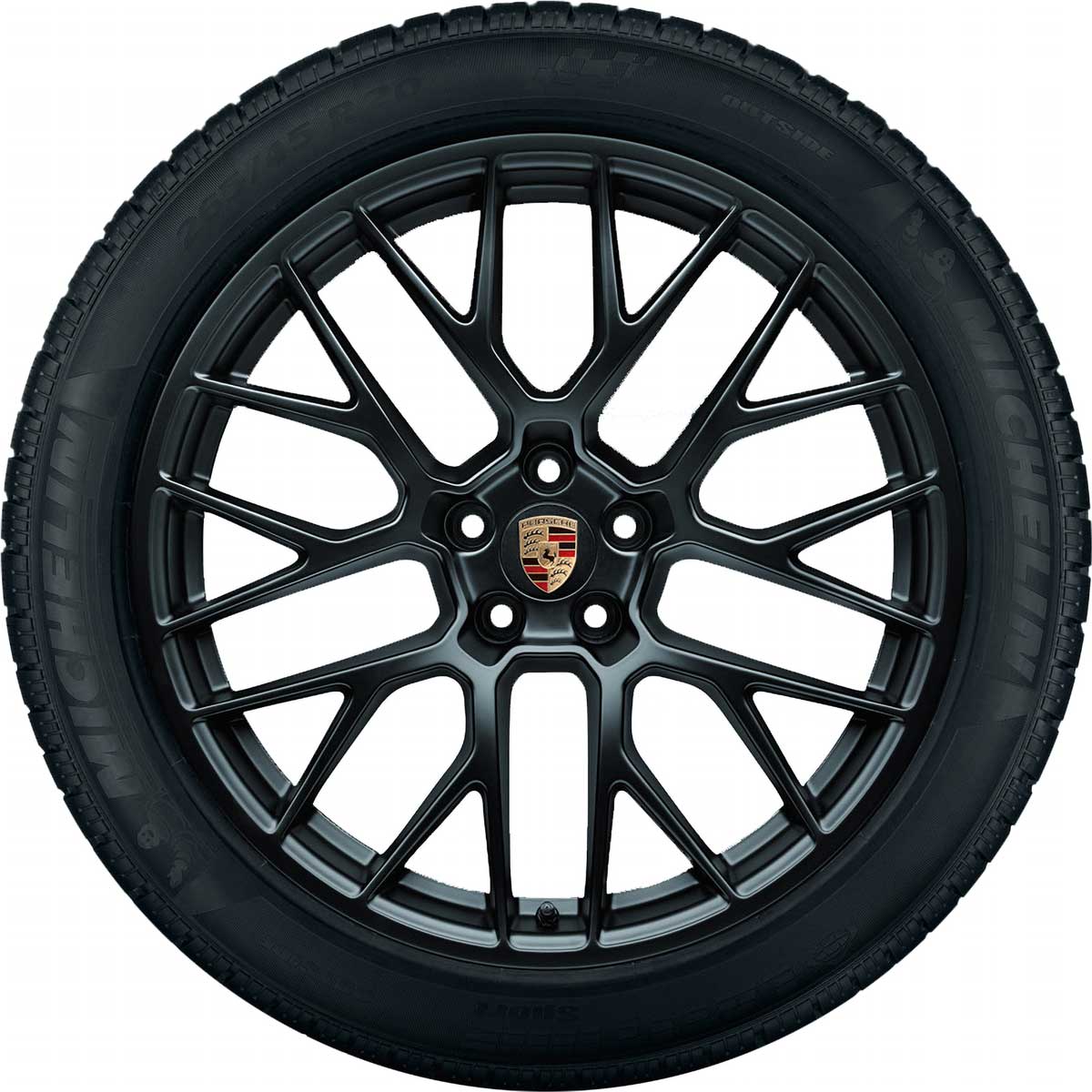 Porsche Complete Winter Wheels Set Macan II Rs Spyder Design Dunlop - 95B044642J 95B044642J