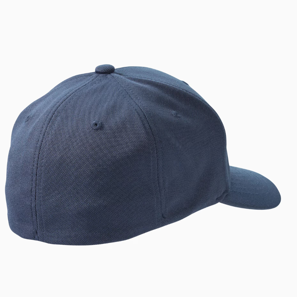 Porsche Crest Badge Flexfit Peaked Dark Blue Cap