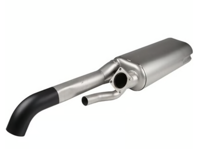 Porsche Dansk Muffler - Silver Stainless - 930 75-77 92-202S