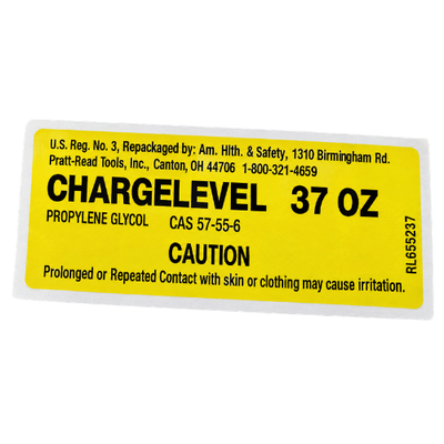 Porsche Decal Charge Level - 37oz | 92870114103